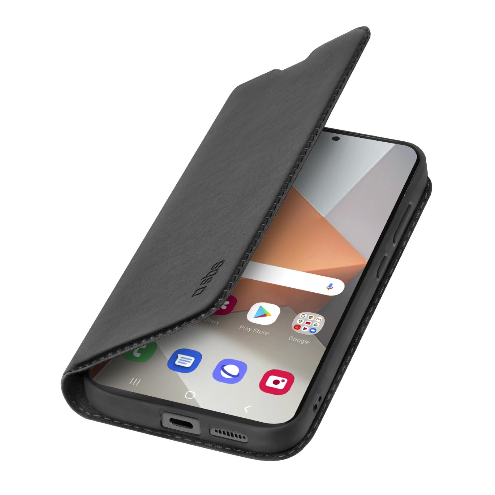 Bookcase Wallet Lite-Hülle für Xiaomi Redmi Note 13 Pro+ 5G, Schwarz