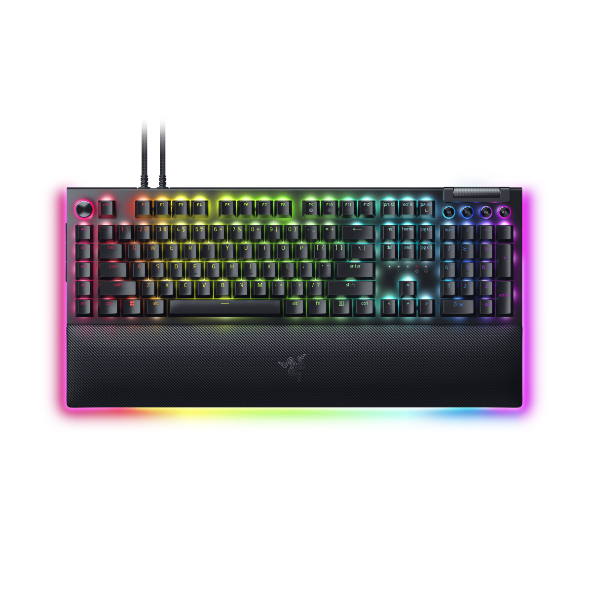 BlackWidow V4 Pro - Green Switches (Klickend) - DE Gaming-Tastatur