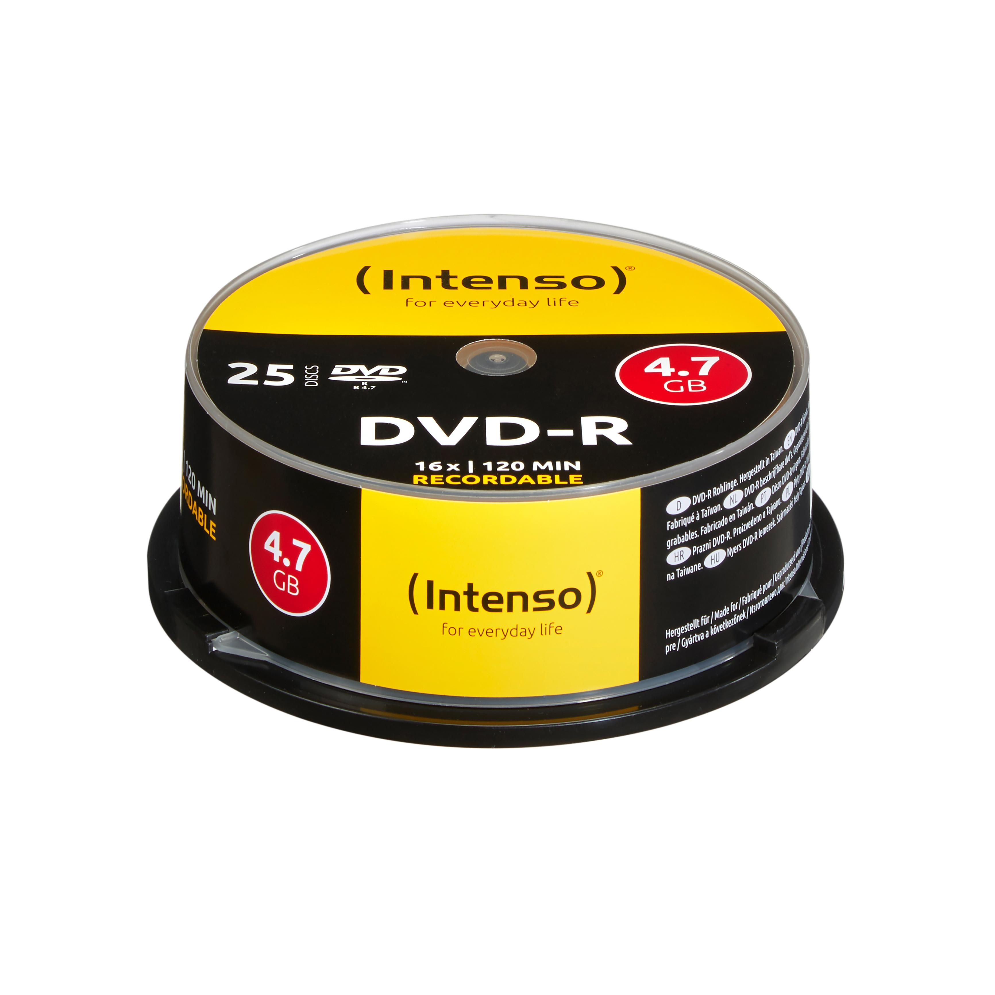 DVD-R 4.7GB, 16x, 25er Spindel DVD-Rohlinge