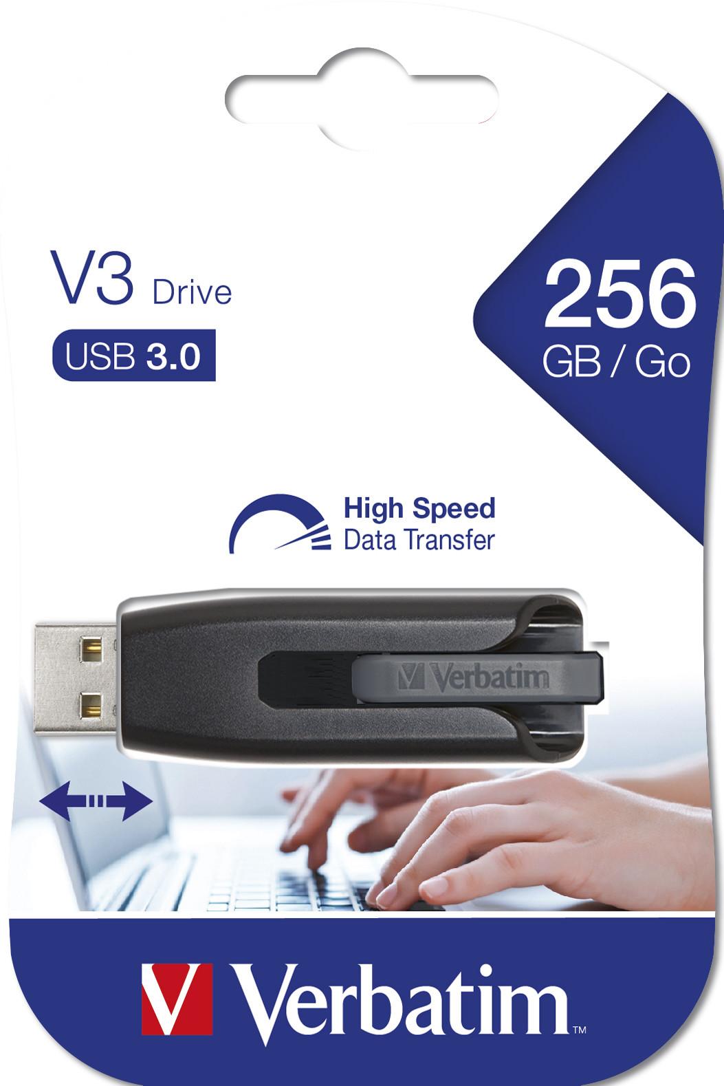 V3 USB 3.0 256 GB schwarz USB-Stick