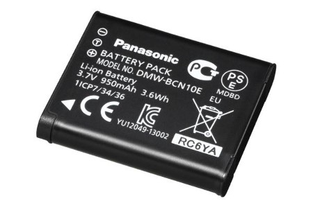 DMW-BCN10E9 Lithium-Ion 950mAh 3.7V Wiederaufladbare Batterie