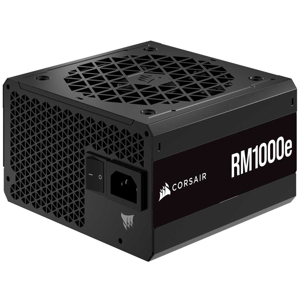 RM1000e, 1000 W, 24-pin, ATX, 80 PLUS Gold, Schwarz PC-Netzteil
