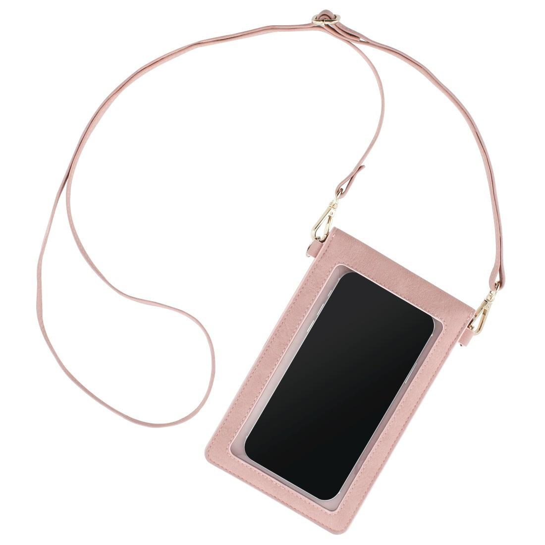 Cross-Body-Tasche, universal, für Smartphones, Rosa (00188723)