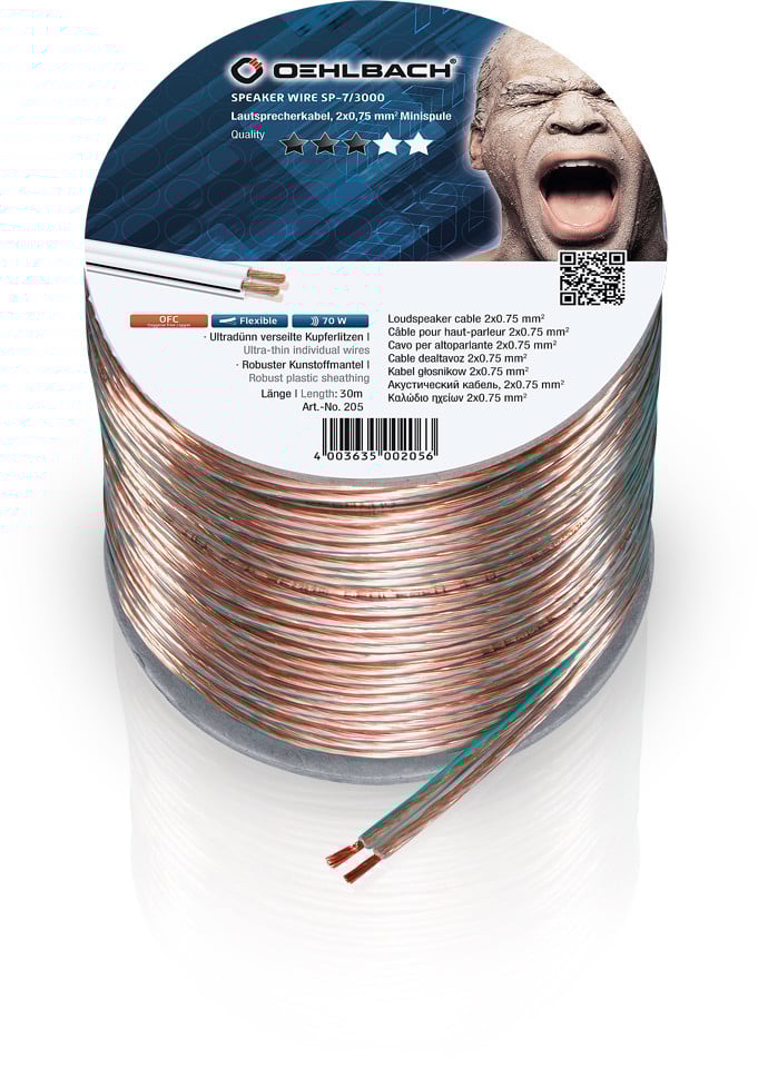 Lautsprecherkabel Speaker Wire SP-7 3000 30 m