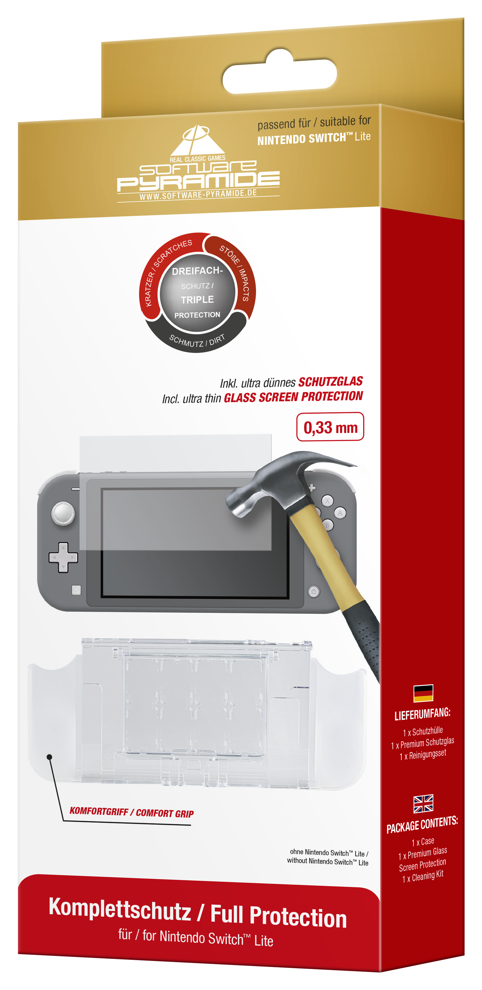 Komplettschutz für Switch Lite Schutzhülle