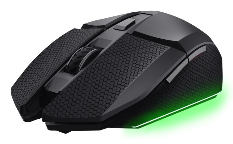 GXT 122 Felox+ Duale kabellose beleuchtete Gaming-Maus, Schwarz