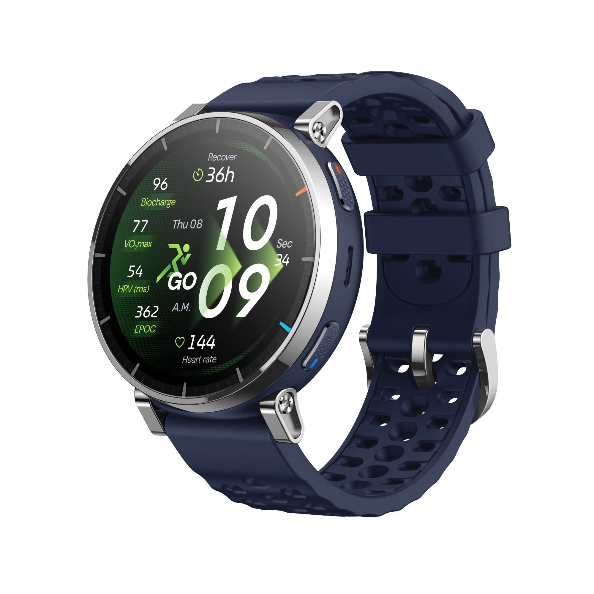 Active 3 Premium Dunkelblau Smartwatch