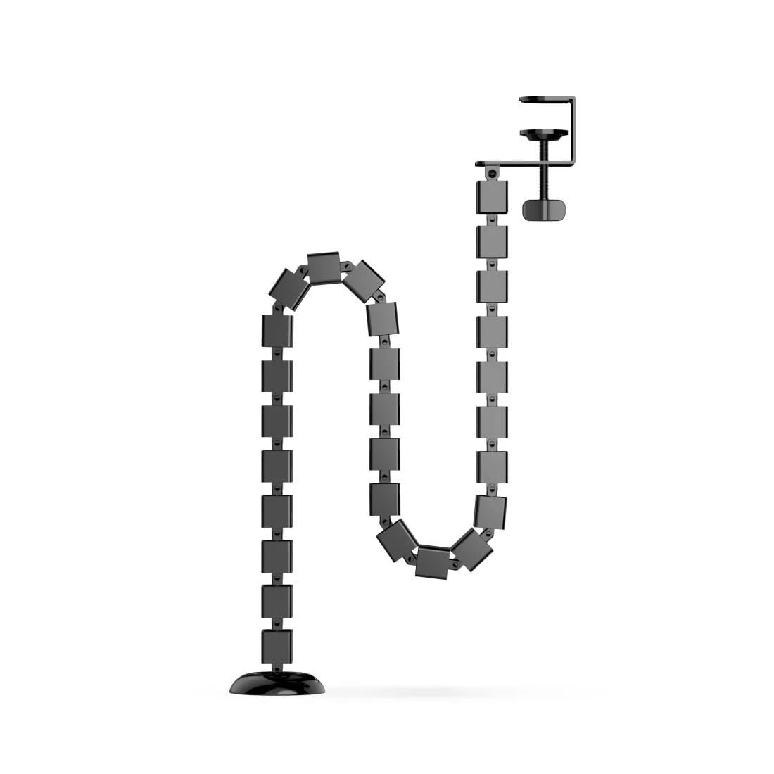 "Flexible Kabelführung ""Spine"", Kabelkette, zum Klemmen, 130 cm, Schwarz (00186082)"