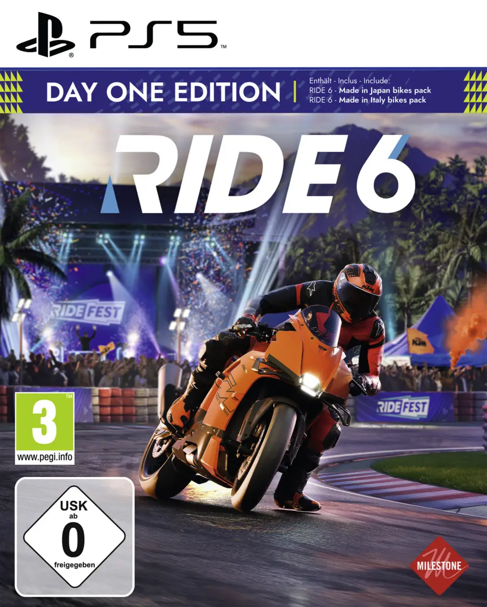 RIDE 6 (Day One Edition) PS5-Spiel
