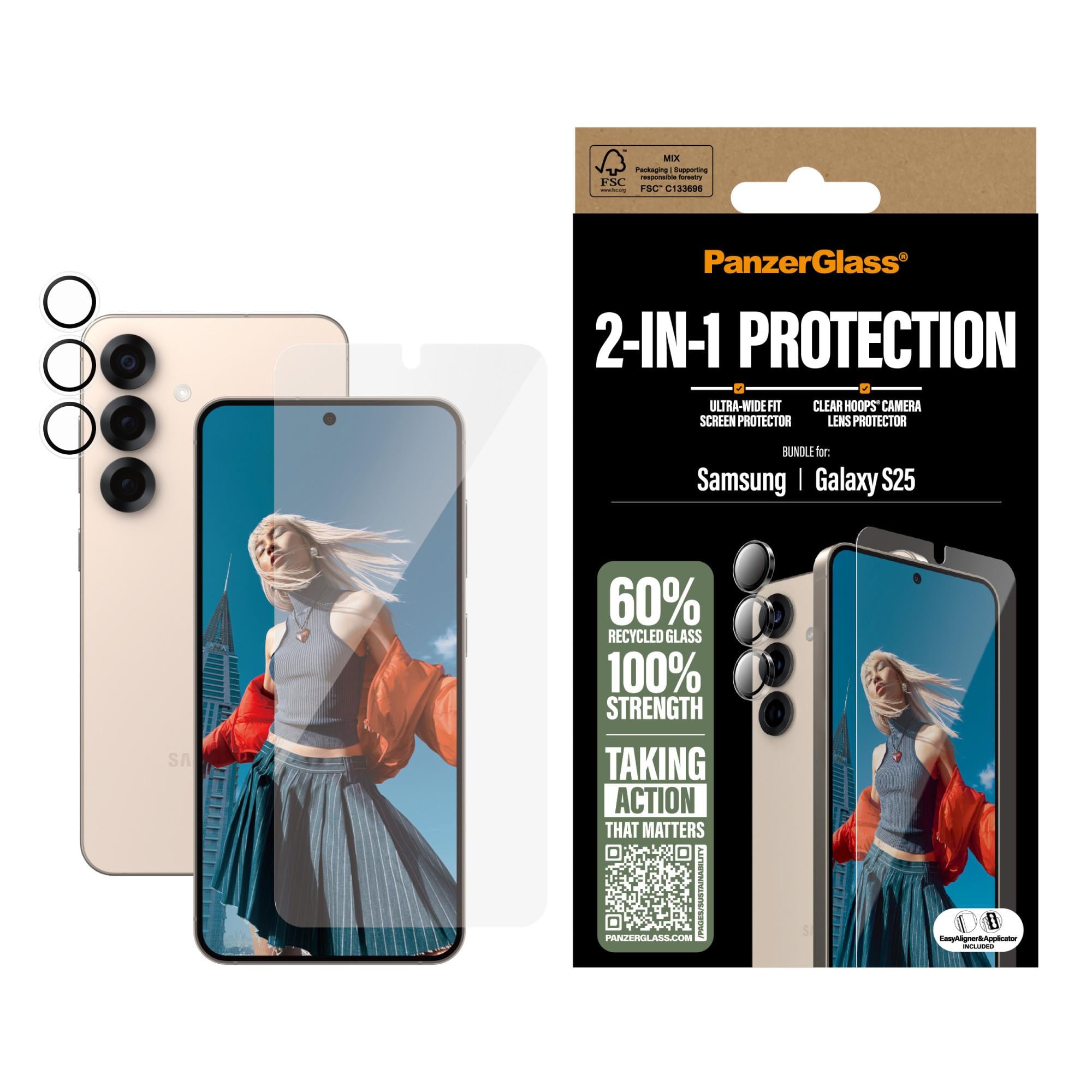 2-in-1 Protection Bundle Samsung Galaxy S25