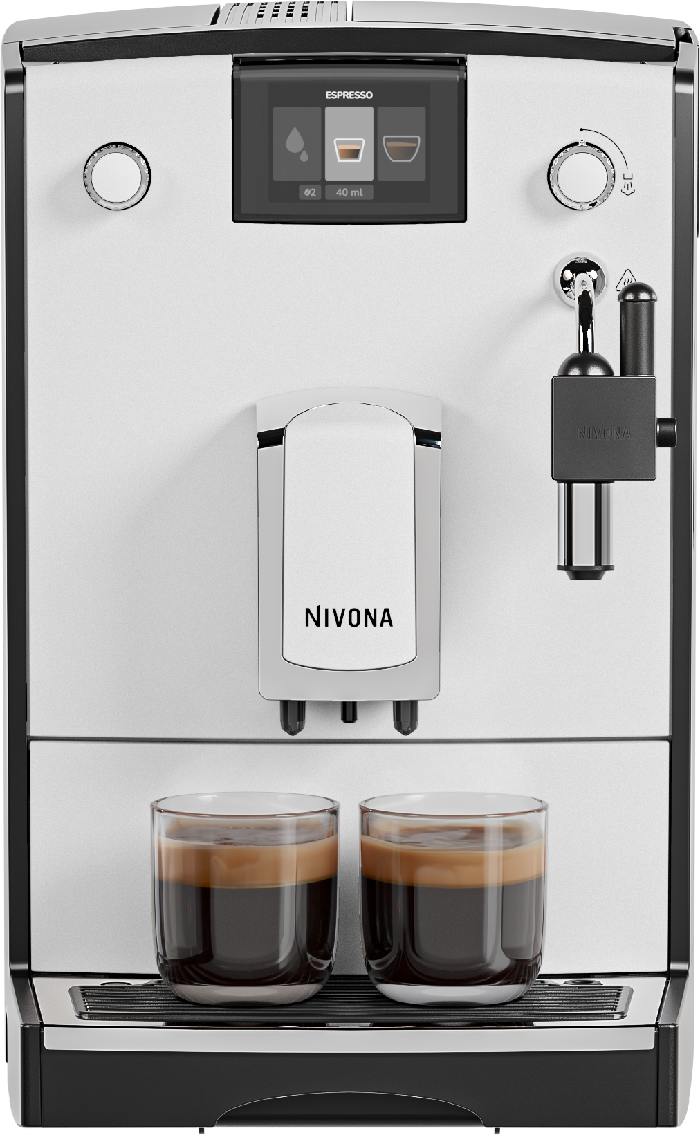 CafeRomatica NICR 560 Kaffeevollautomat, weiß/chrom