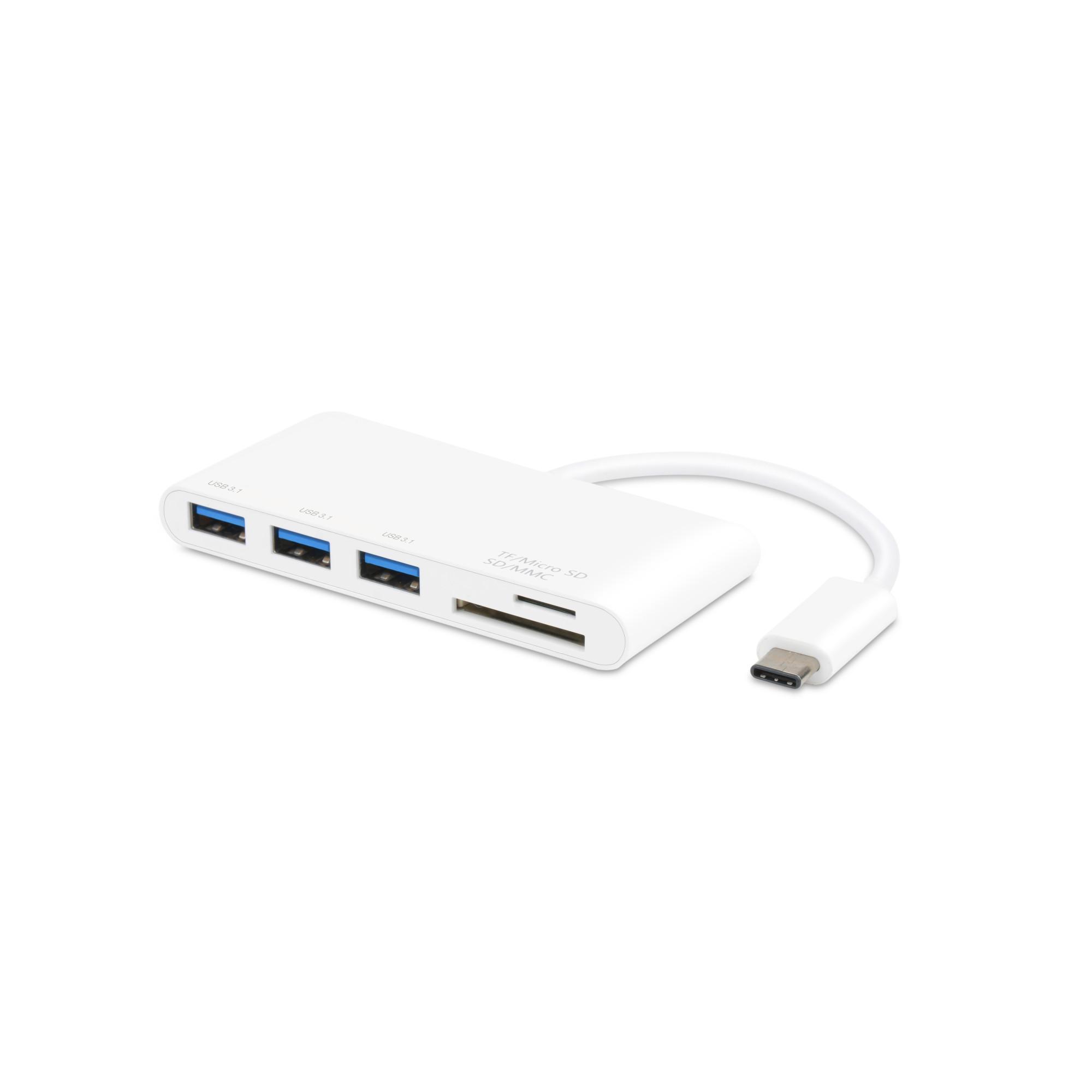 USB Type-C™ - Cardreader + HUB (45387)