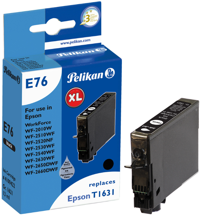 E76 Epson T1631 schwarz Druckerpatrone