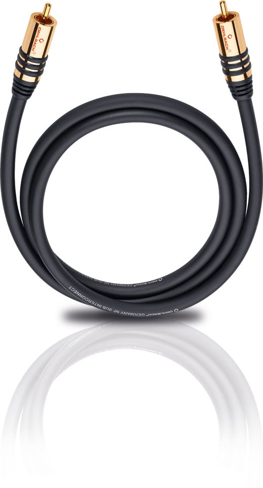 NF Subwooferkabel NF Sub cinch/cinch mono Schwarz 1,0 m (D1C21531)