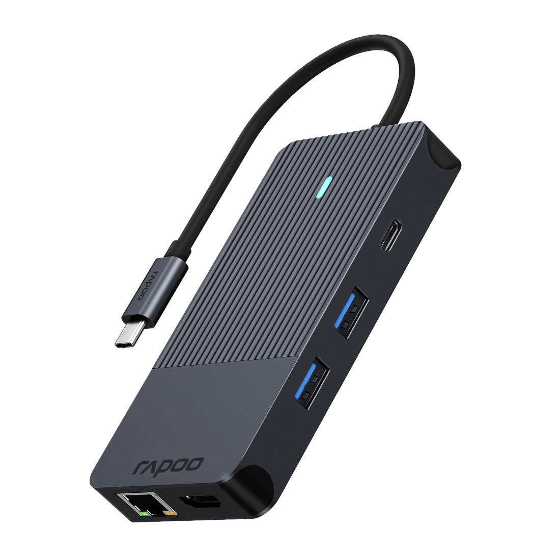 "USB-C Multiport Adapter ""UCM-2005"", 10in1, Grau (00217692)"