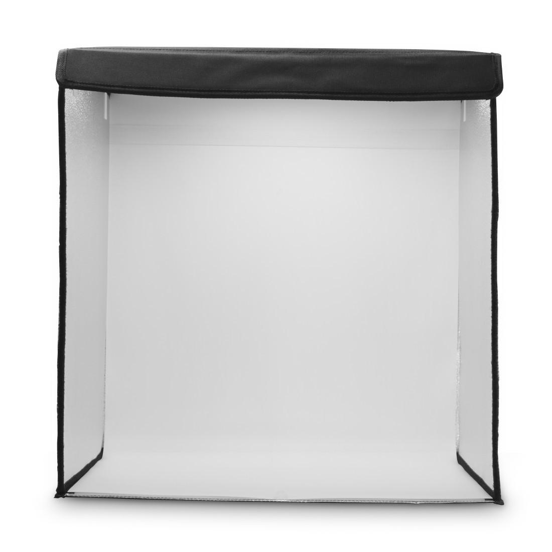 Mobiles Mini-Fotostudio "ToGo", faltbare Fotobox mit LED-Ringlicht, 50x50cm (00004664)