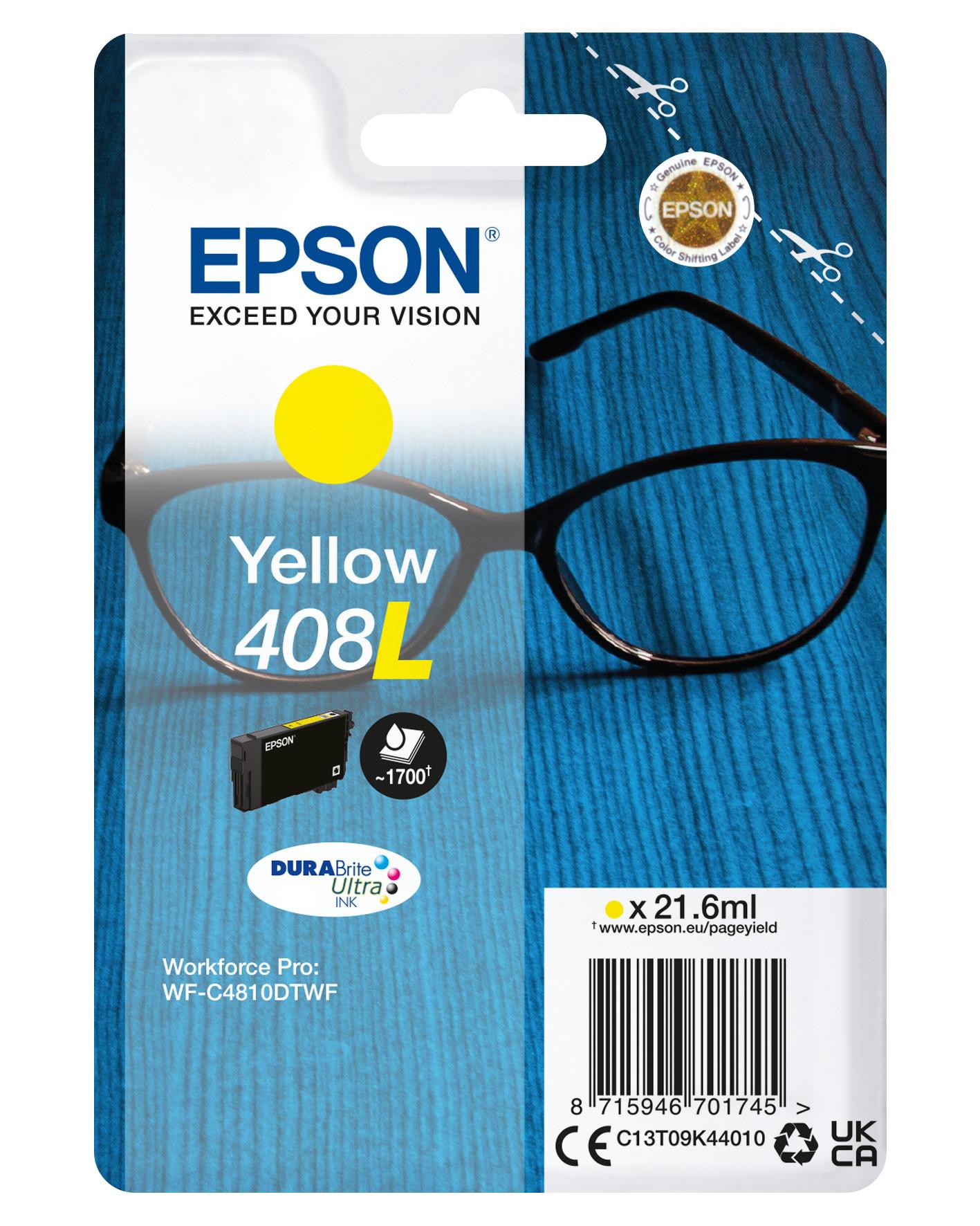Singlepack Yellow 408L DURABrite Ultra Ink Druckerpatrone