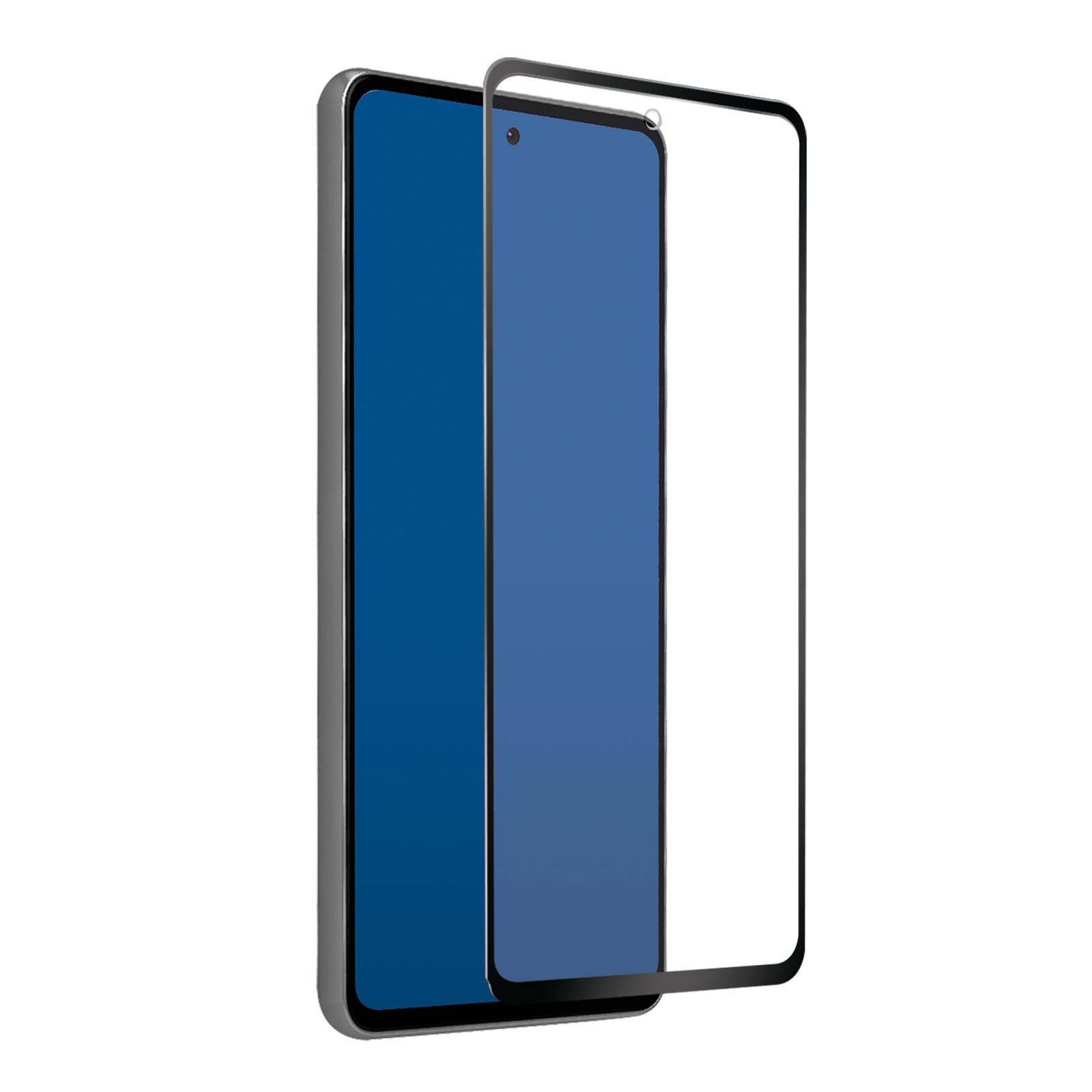 Glas-Displayschutz Full Cover für Samsung Galaxy A54, Schwarz