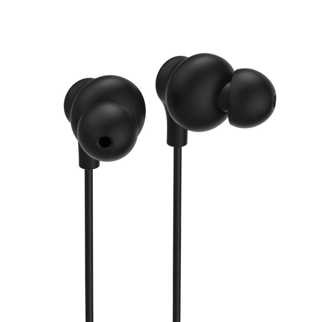 Kopfhörer "Curly", In-Ear, Mikrofon, Kabelknickschutz, USB-C, Schwarz (00221794)