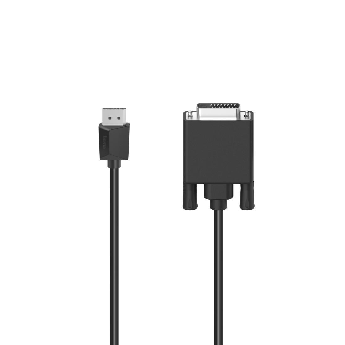 Video-Kabel, DisplayPort-Stecker - DVI-Stecker, Ultra-HD 4K, 1,50 m (00200713)