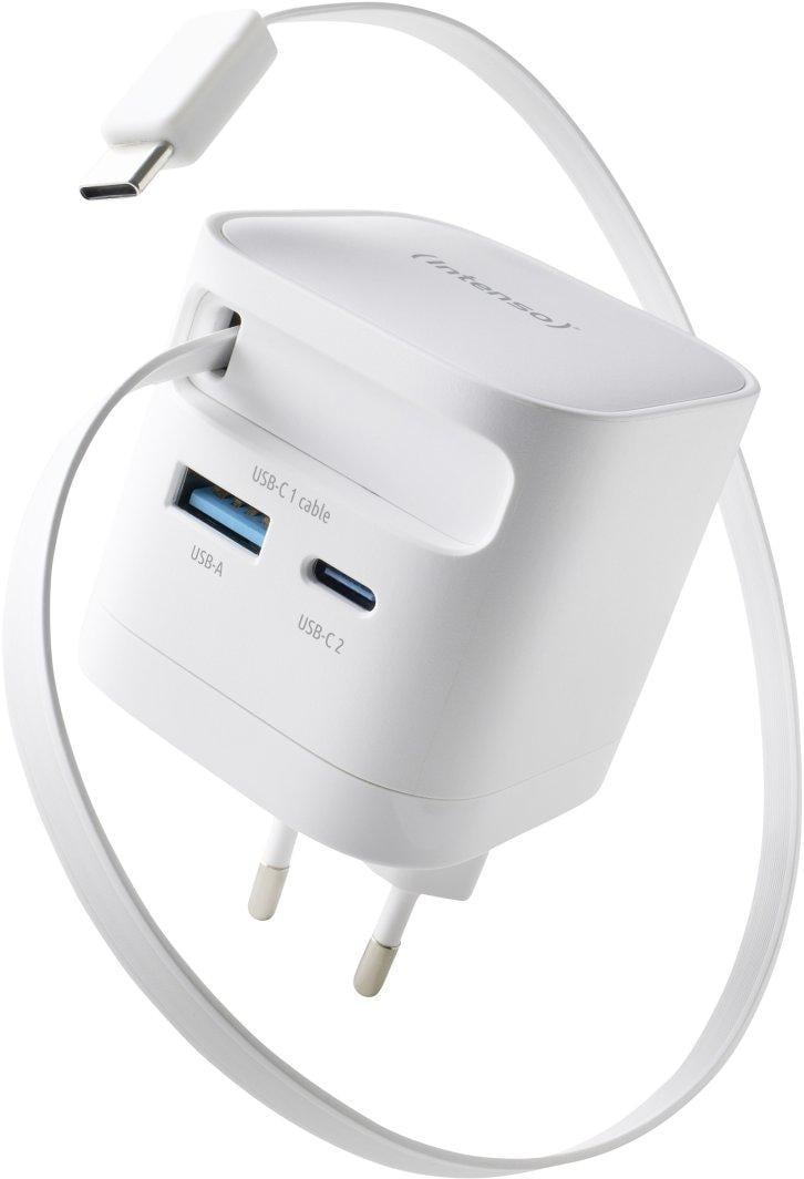 Power Adapter W65ACIC GaN Kompaktes Schnellladegerät mit 65 W Leistung, Weiß