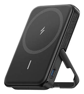322 MagGo Powerbank (5.000mAh, 7,5W), USB-C und mit Stand, Schwarz