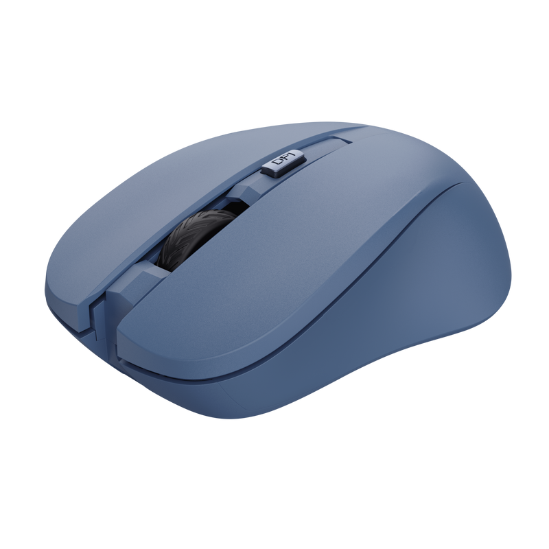 Mydo Wireless Funkmaus, leise, Blau