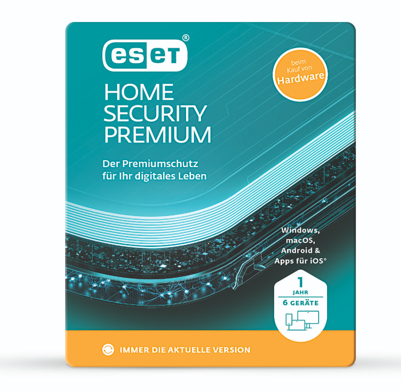 Home Security Premium, 6 Geräte, 1 Jahr, Mehrsprachig