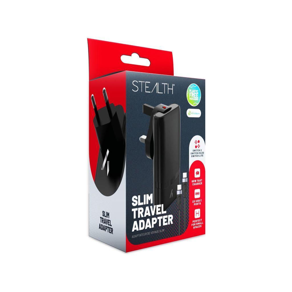 Reisenetzteil / AC-Adapter (65W 2x USB-C Ports) für Nintendo Switch 2