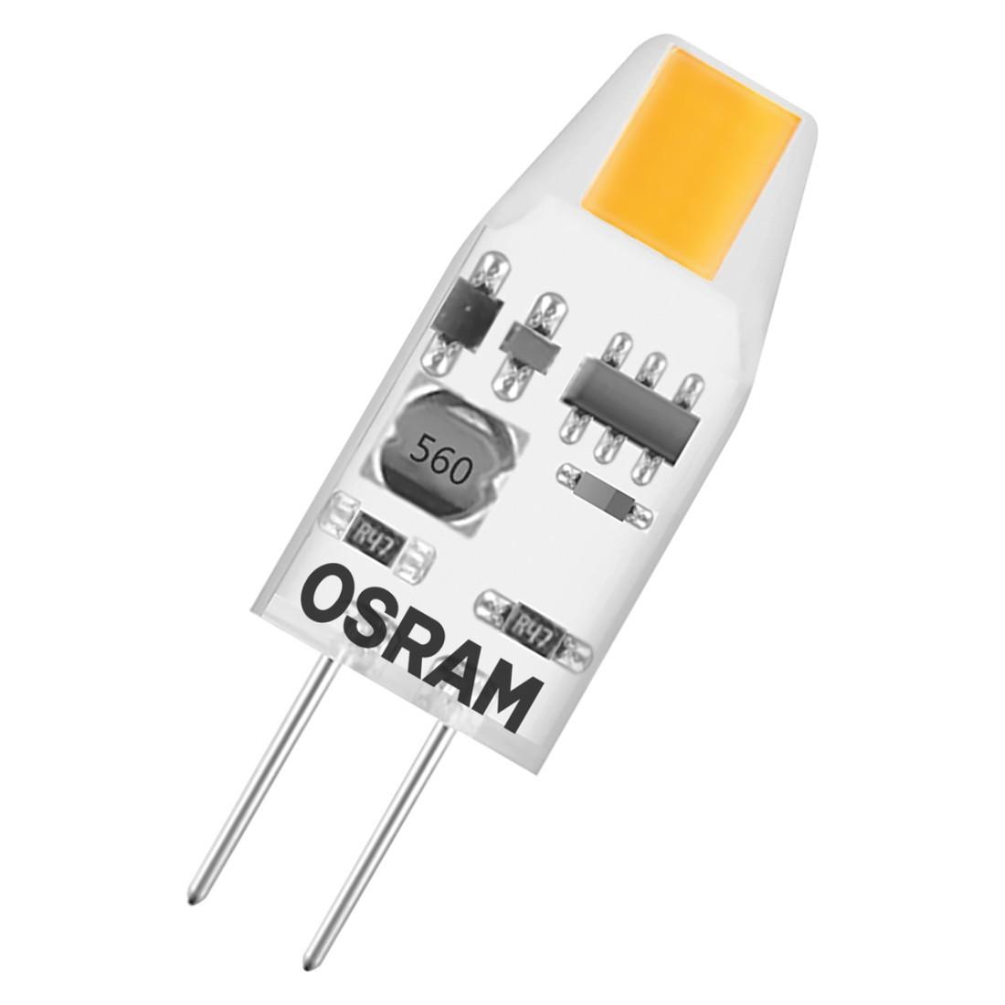 Niedervolt LED-Lampe "PIN MICRO", 12V, 1W, G4, Warmweiß, klar (00215107)