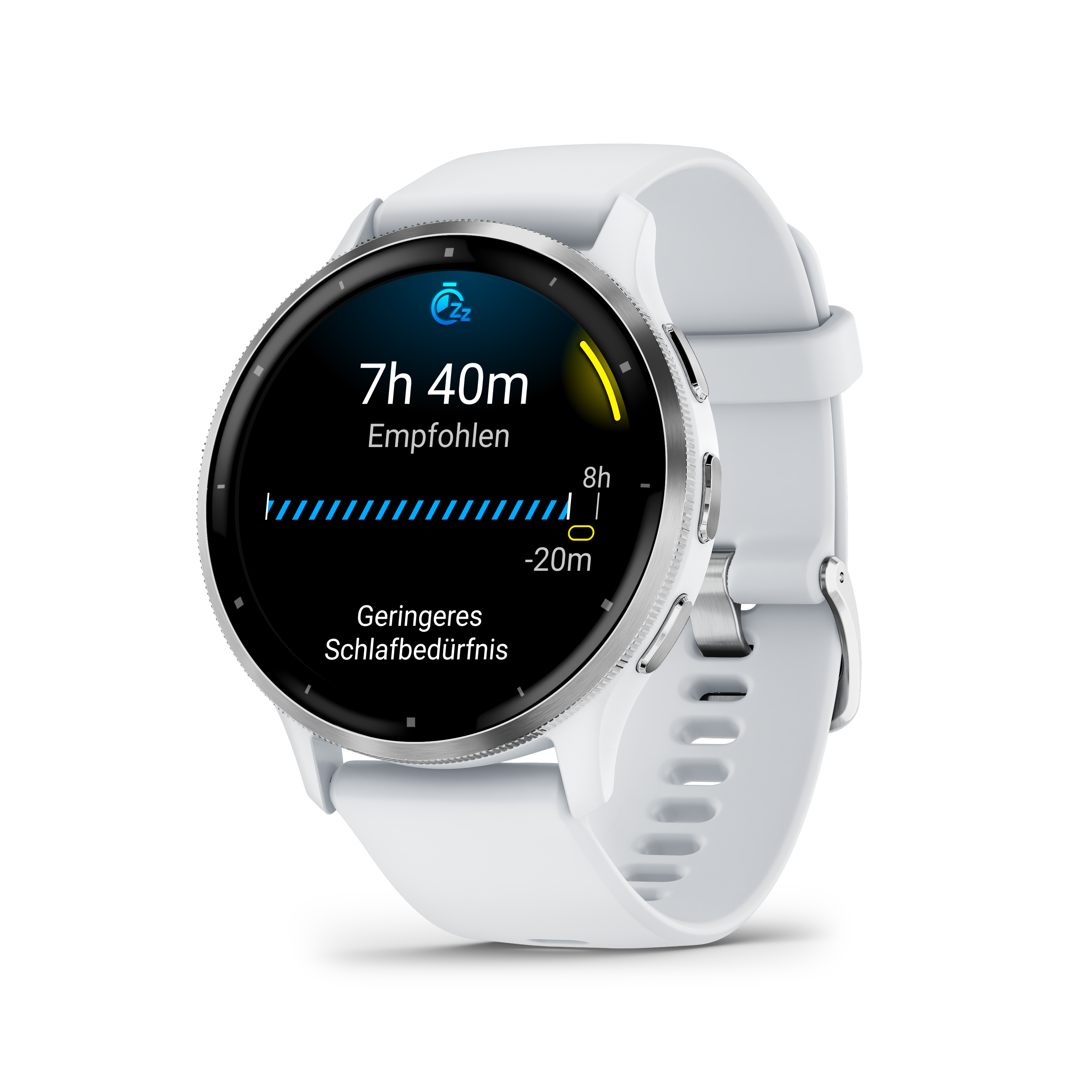 VENU 3 Steinweiss/Silber Smartwatch