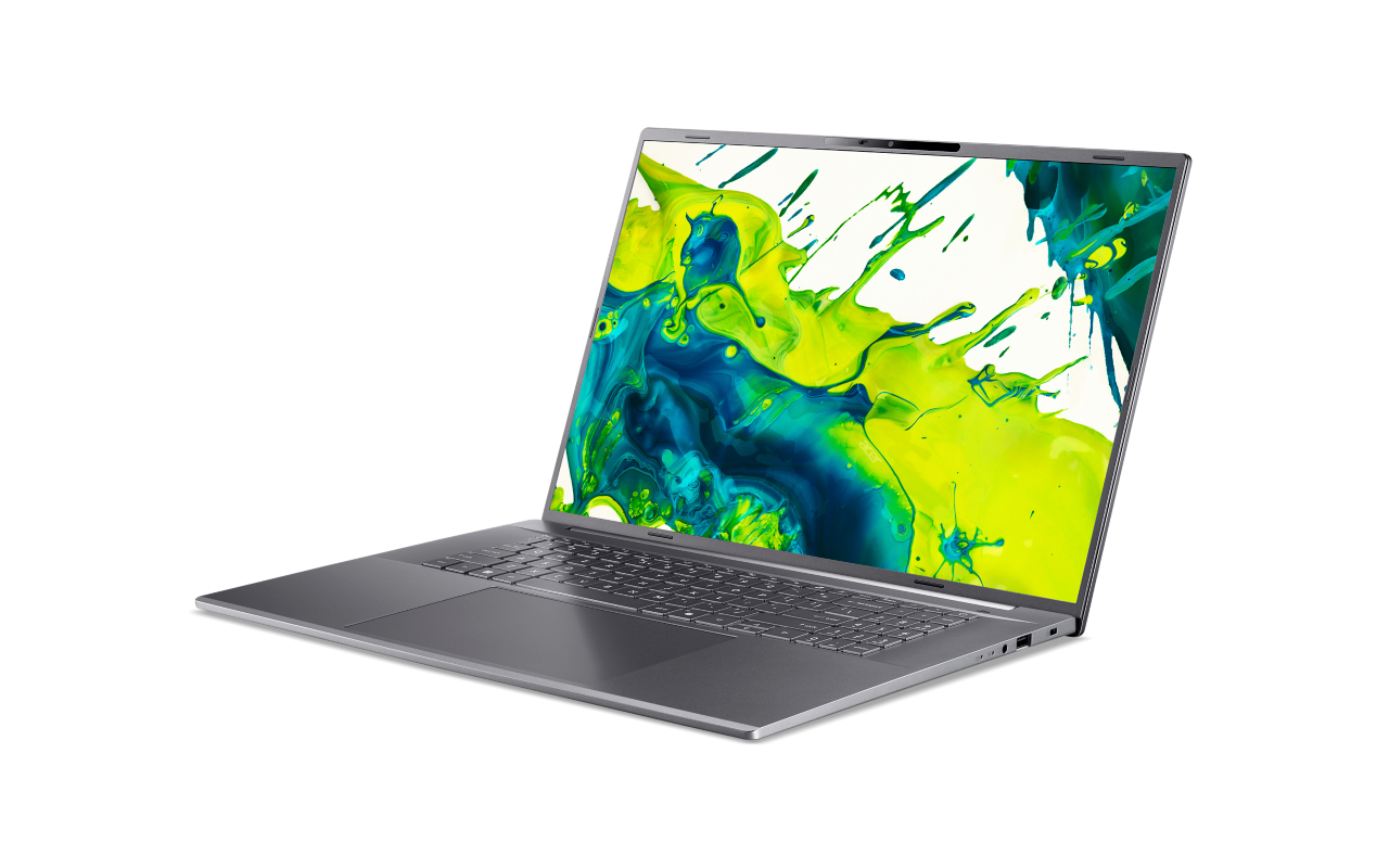 Aspire 18 A18-I71M-5491, Steel Gray, 18 Zoll, WUXGA, Intel Core Ultra 5 Prozessor 325, 16 GB, 512 GB Notebook