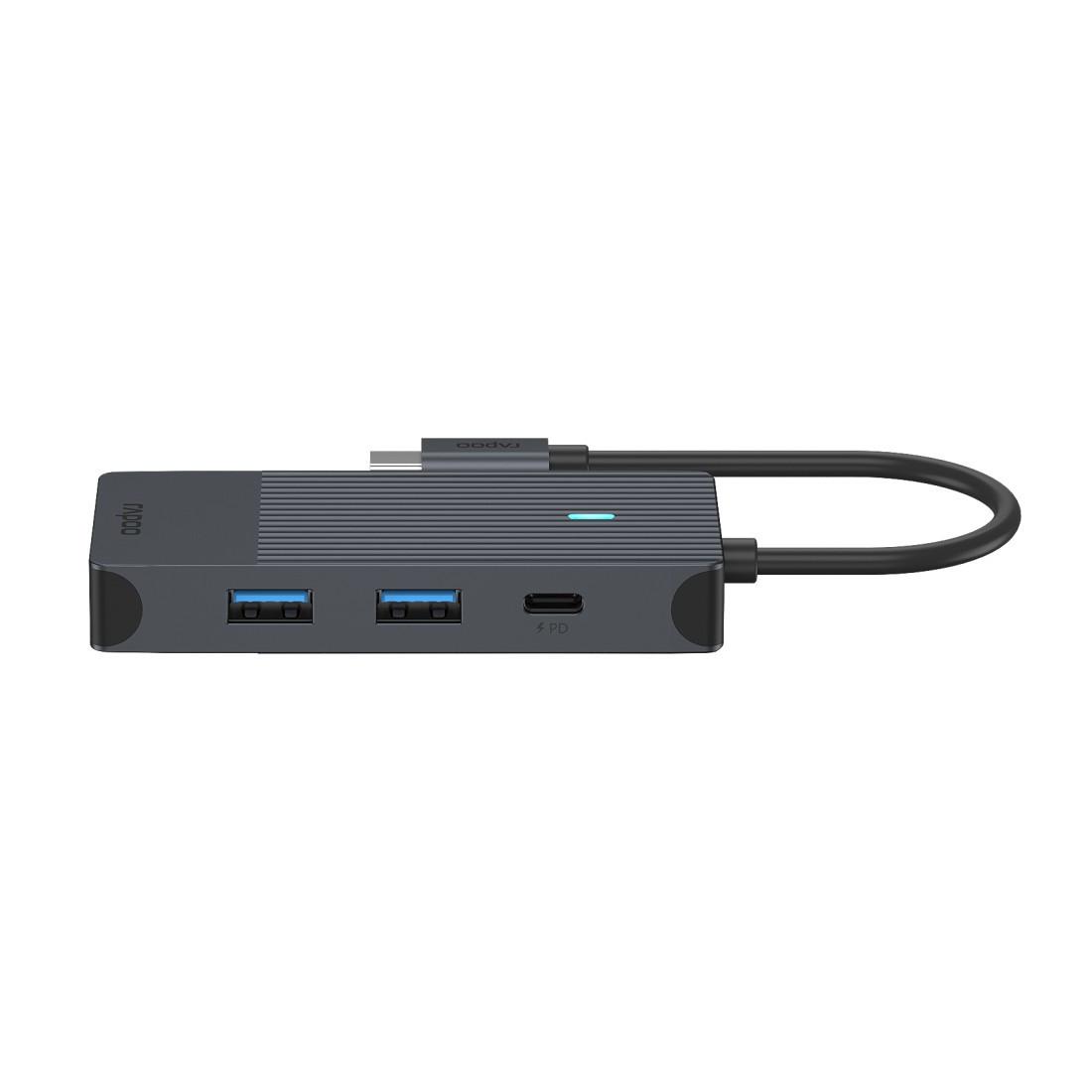 USB-C Multiport Adapter "UCM-2001", 4in1, Grau (00217688)