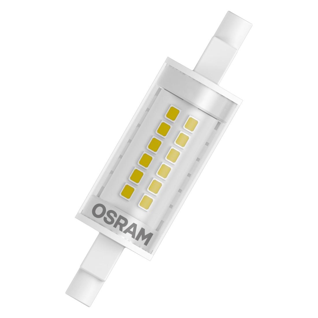LED-Lampe "SLIM LINE", Kolben, 78mm, 7W, R7S, Warmweiß, klar (00215123)