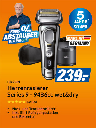 Braun Herrenrasierer Series 9 - 9486cc wet&dry
