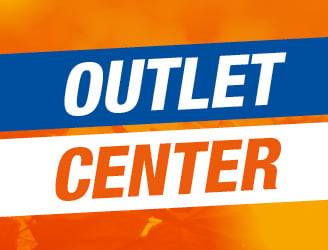 Banner mit der Aufschrift: Outlet Center