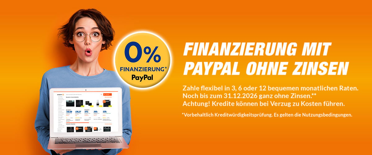 PayPal 0 % Finanzierung