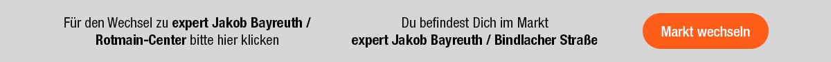 Wechselbanner Bayreuth City im Rotmaincenter zu Bayreuth 