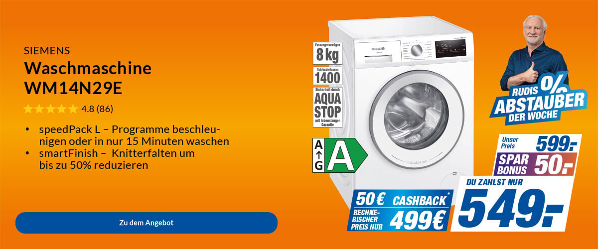 Siemens Waschmaschine WM14N29E
