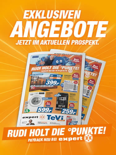 Unser aktueller Werbeprospekt - Rudi holt die °Punkte! Payback neu bei expert.