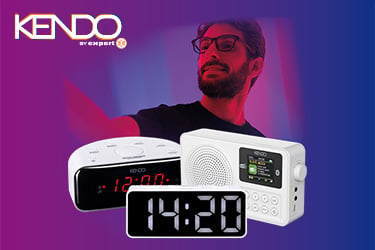 KENDO Portable Radio & Wecker