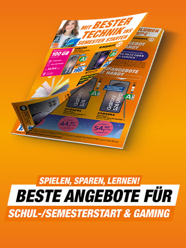 SPIELEN, SPAREN, LERNEN!
BESTE ANGEBOTE FÜR SCHUL-/SEMESTERSTART & GAMING
