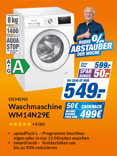Siemens Waschmaschine WM14N29E
