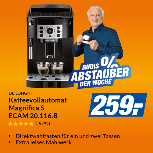 De'Longhi Kaffeevollautomat ECAM 20.116.B Magnifica S
