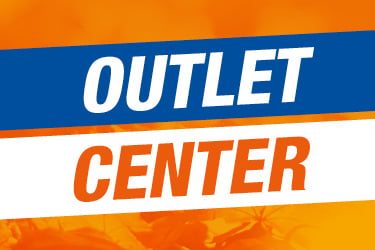 Banner mit der Aufschrift: Outlet Center