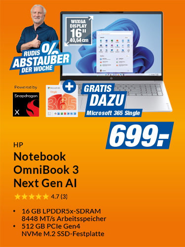 hp Notebook OmniBook 3 Next Gen AI

