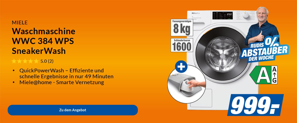 Miele Waschmaschine WWC 384 WPS SneakerWash
