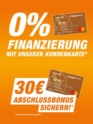 0 Prozent Finanzierung