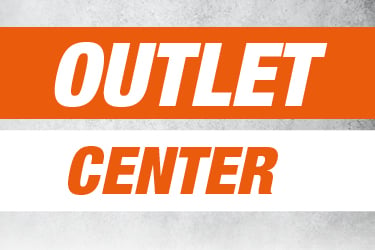 Banner mit der Aufschrift: Outlet Center