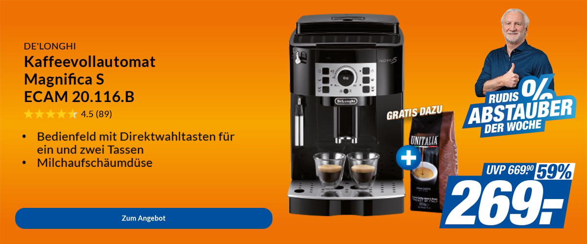 De'Longhi Kaffeevollautomat Magnifica S ECAM 20.116.B